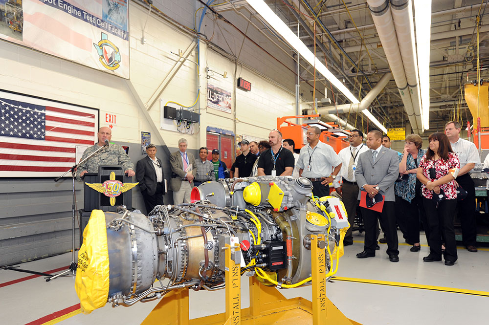 c25 Depot Completes 3 000th General Electric T 701d Conversion Engine Usaasc