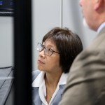 The Hon. Heidi Shyu, the ASA(ALT), toured a CERDEC lab to learn more about the center’s Hardware/Software Convergence initiative at APG, Maryland June 16. 
