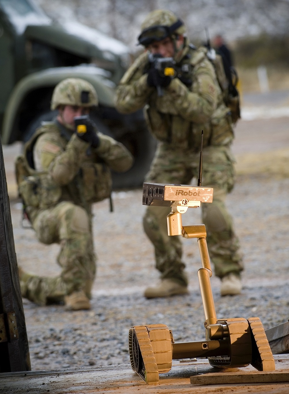 The Small Unmanned Ground Vehicle was part of the canceled Future Combat Systems (FCS). The ambitious FCS program could have ushered in new generation of capabilities, but instead ended up as a big failure for Army acquisition, after which the acquisition enterprise preferred incremental improvements to existing systems over risky, larger-scale innovation. (U.S. Army photo)