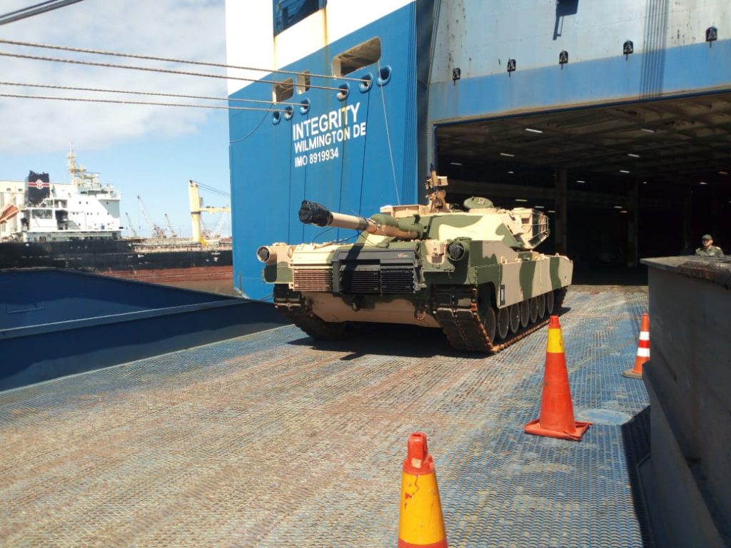 One of more than 50 Abrams tanks that were delivered to Morocco in June, bringing total deliveries to more than 170 of the 222 requested. (Photo courtesy of U.S. Army)