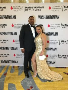 Peter and Stacy Nesby at the Leukemia and Lymphoma Society Man & Woman of the Year Gala in June 2016.