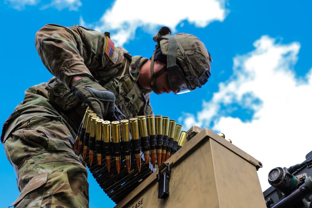 BLUE SKY PLAN: To keep our planet green and skies blue, ASA(ALT)-led programs are partnering with nontraditional innovators to equip Soldiers with technologies that mitigate the Army’s carbon footprint. (Photo by Spc. Orion Magnuson, 2nd Calvary Regiment)