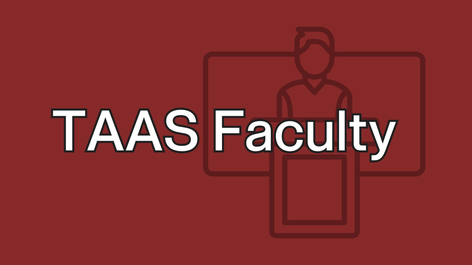 TAAS Faculty Link