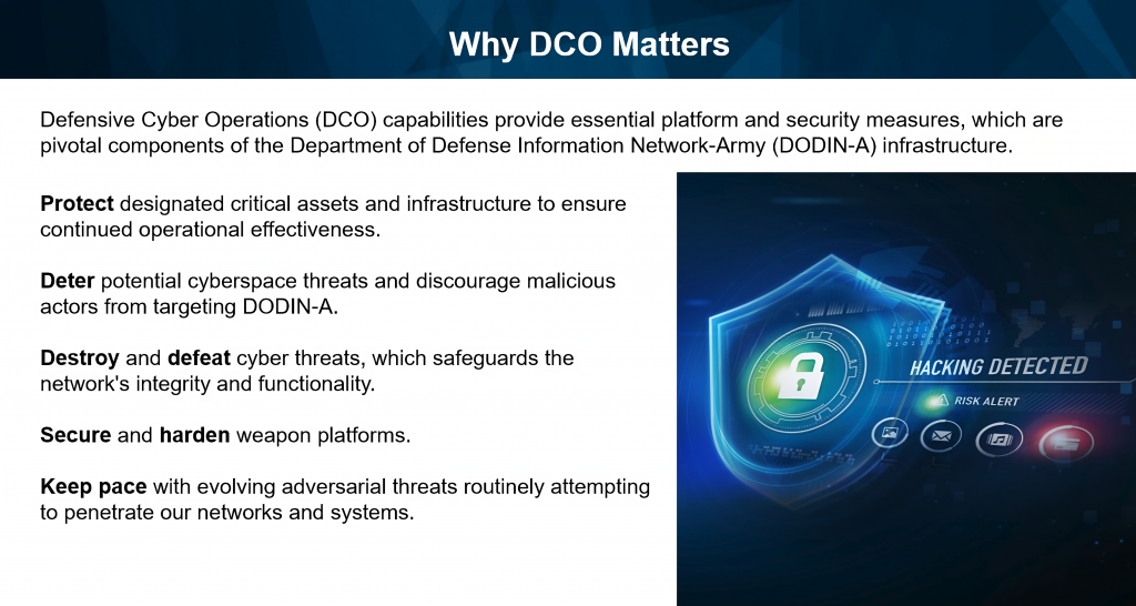 BIG TO-DO LIST: PM DCO rapidly delivers innovative and dominant cyberspace capabilities and tailored IT solutions for national, joint and allied partners. (Image by PM DCO)