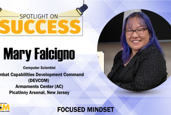 Banner for Spotlight on Success for Mary Falcigno