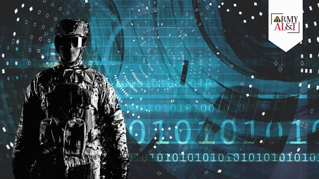 COLLABORATION ON INTEGRATION: Soldiers and Army civilians collaborate to integrate AI with continuous process improvement, enhancing operational efficiency and decision-making across the force. (Image by Denise Kovalevich, Office of the Army Chief Information Officer)