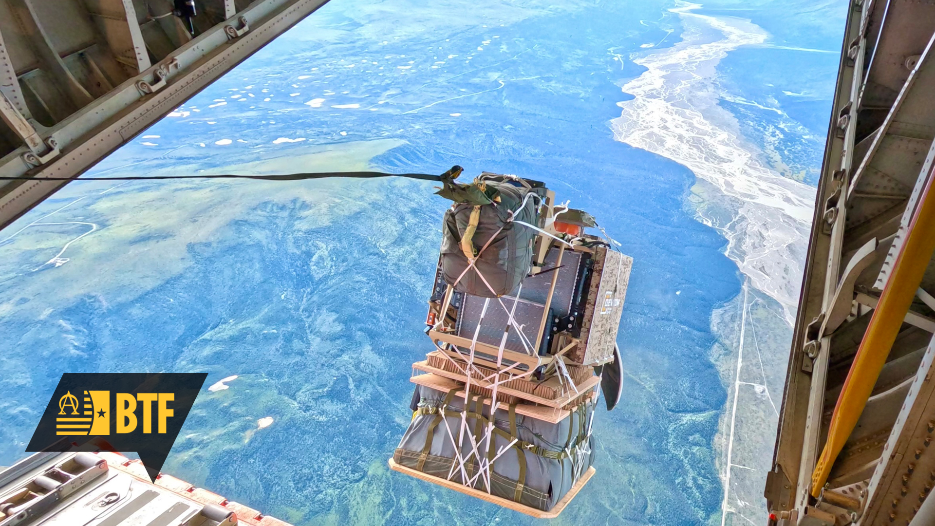 Special Operations Command North, in coordination with DoD partners, Operational Energy-Innovation and Program Executive Office for Combat Support and Combat Service Support, conducts experimentation of a long-range precision aerial delivery system during ARCTIC EDGE 25 near Tok, Alaska, Aug. 12, 2025. AE25 provided Special Operations Command North the opportunity to test a range of capabilities and response options to deter, disrupt, degrade, and deny competitor activity in the Arctic in support of globally integrated layered defense of the homeland. AE25 is a NORAD and U.S. Northern Command-led homeland defense exercise designed to improve readiness, demonstrate capabilities, and enhance Joint and Allied Force interoperability in the Arctic.