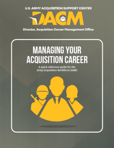 DACM Managing your acquisition career image