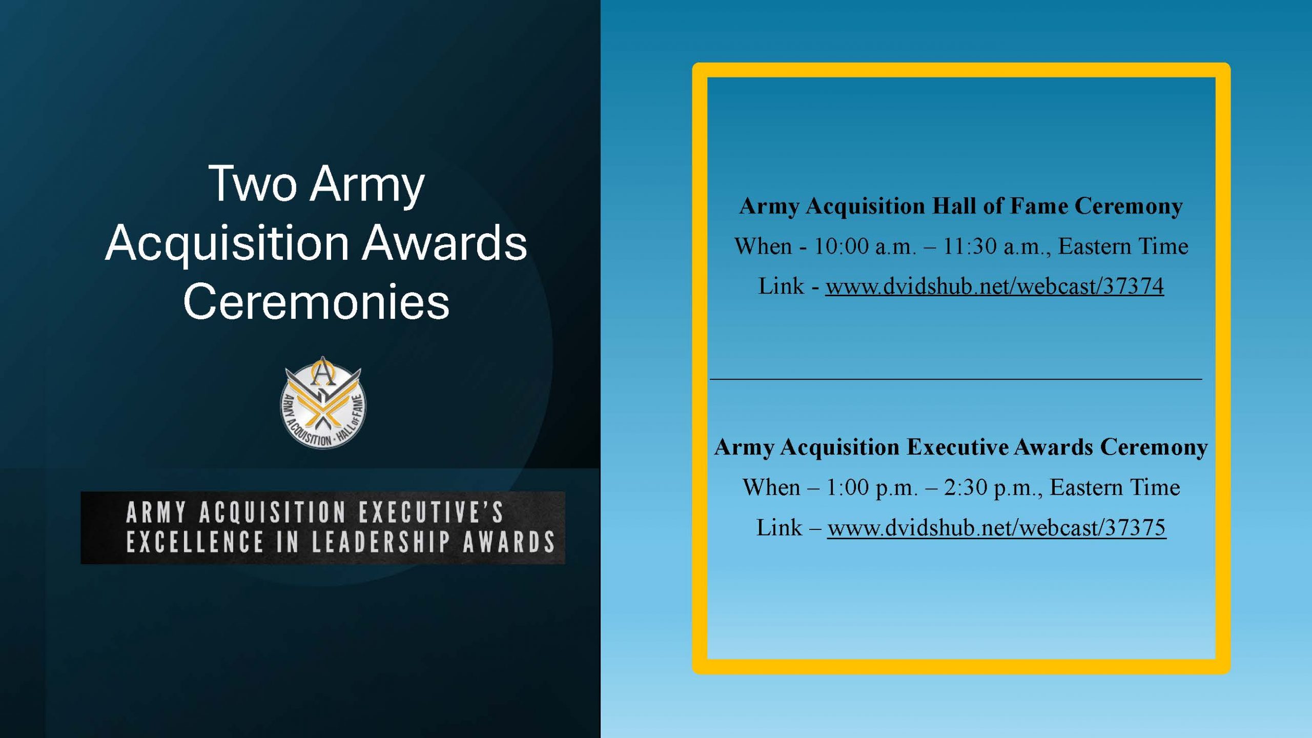 2 AWARDS Ceremonies to look out for