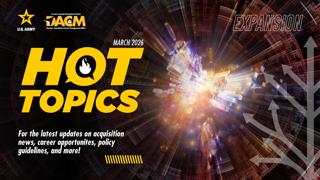 DACM Hot Topics Banner March 2026